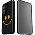 Black Happy Face Galaxy S25 Impact Case